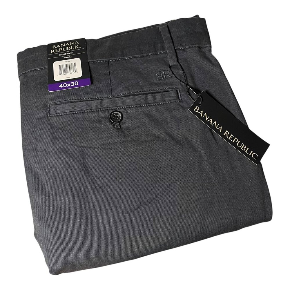 NWT Banana Republic Men's Chino Pant, Straight Fit Dress Pants 40x30
